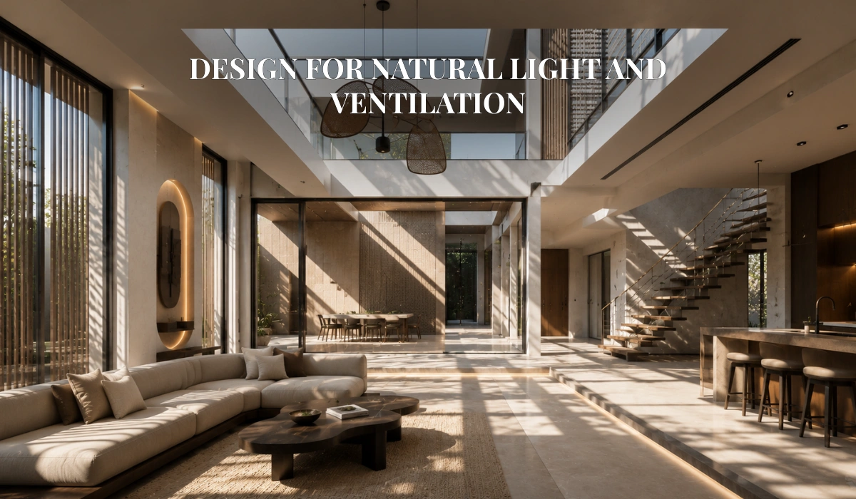Design for Natural Light and Ventilation​