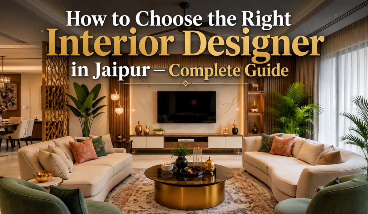 How to Choose the Right Interior Designer in Jaipur — Complete Guide